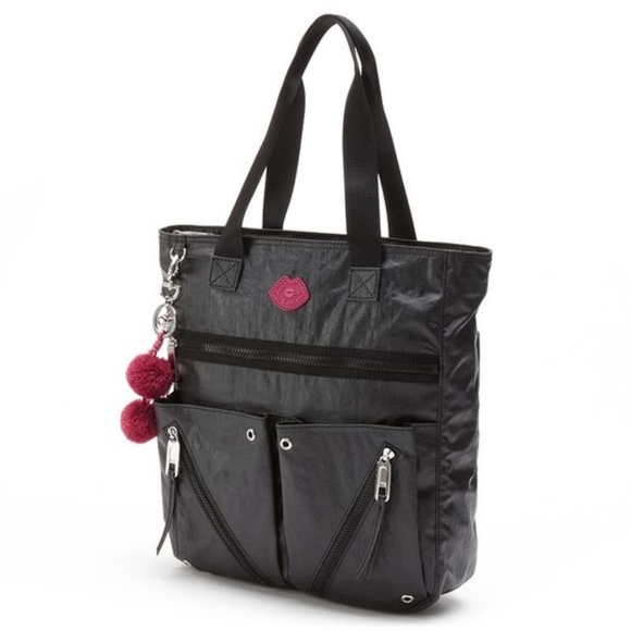 Juicy Couture Black Coated Canvas Tote Bag NWT - Picture 1 of 4